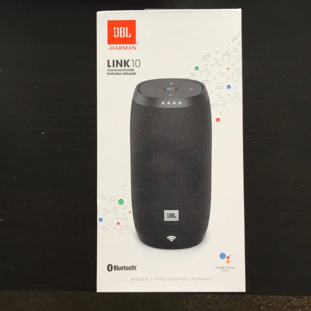 New JBL Link 10 - Voice-activated portable speaker